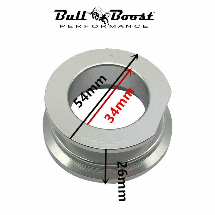 Billet CNC Aluminum Blow Off Valve Adapter Flange for Ssqv To TiAL 50mm BOV