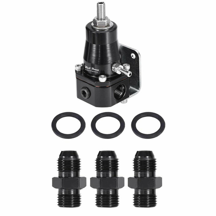 Universal Car Fuel Pressure Regulator + Gauge +AN6 Fittings 30-70 PSI Adjustable