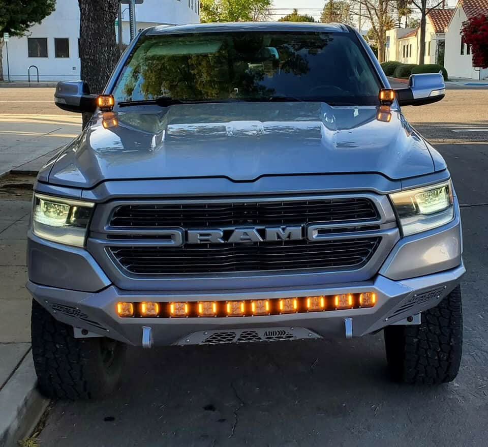 Luces de montaje en capó/luces laterales/pilares para RAM 1500 TRX 2019+