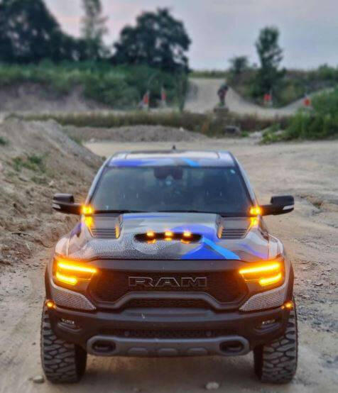 2019+ RAM 1500 TRX Hood Mount/Ditch Lights/Pillars