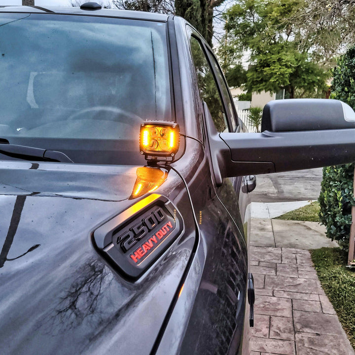 2019-2024 RAM 2500/3500 Hood Mount/Ditch Lights/Pillars