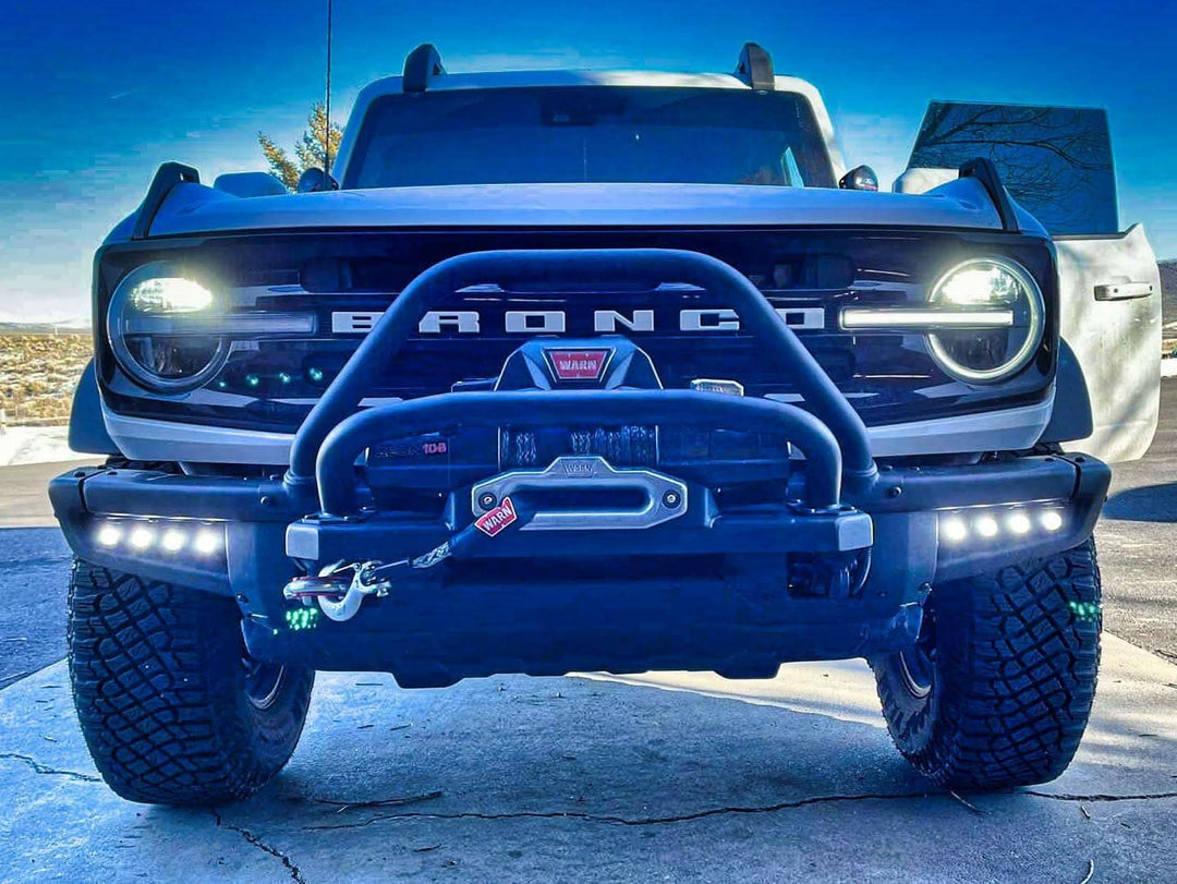 Kit de luces antiniebla de doble función para parachoques modular Ford Bronco 2021+