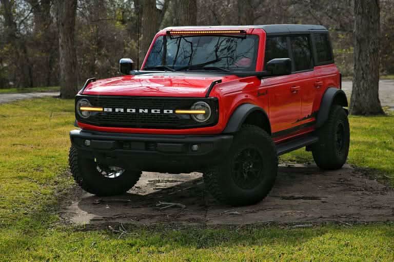 Barra de luces de techo delgada de 40 pulgadas para Ford Bronco 2021+