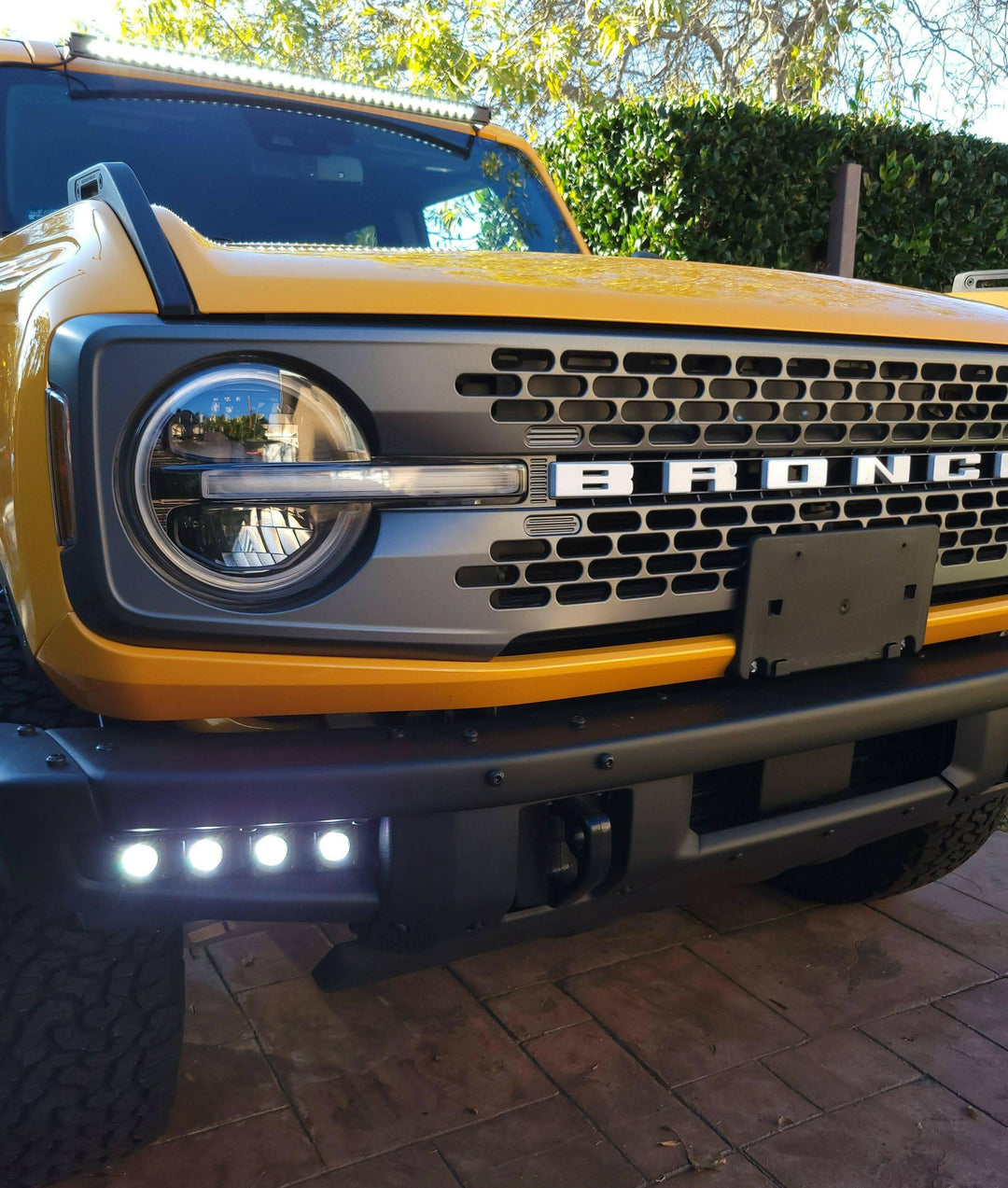 Kit de luces antiniebla de doble función para parachoques modular Ford Bronco 2021+