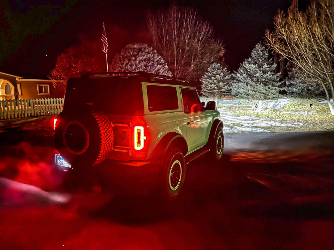 Kit de luces antiniebla de doble función para parachoques modular Ford Bronco 2021+