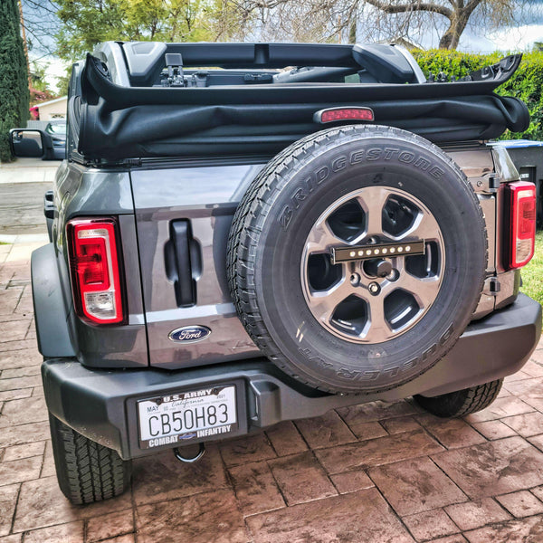 2021+ Ford Bronco Tire Carrier/Reverse/Chase Light Kit