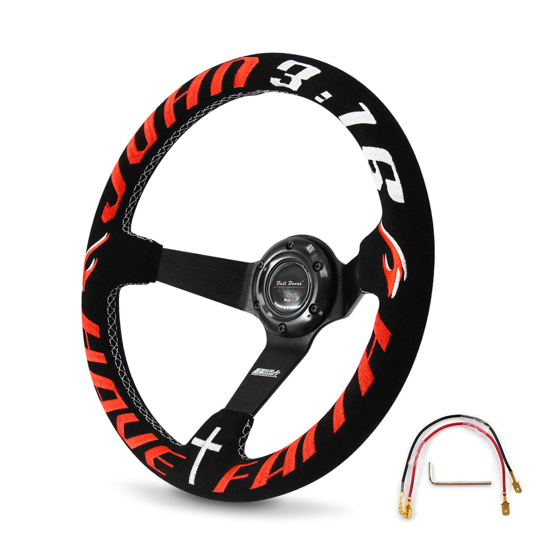 Have Faith Steering Wheel + Hub Adapter Kit For  BMW E46 M3 316 318 320 323 325 328 330 Mini Cooper