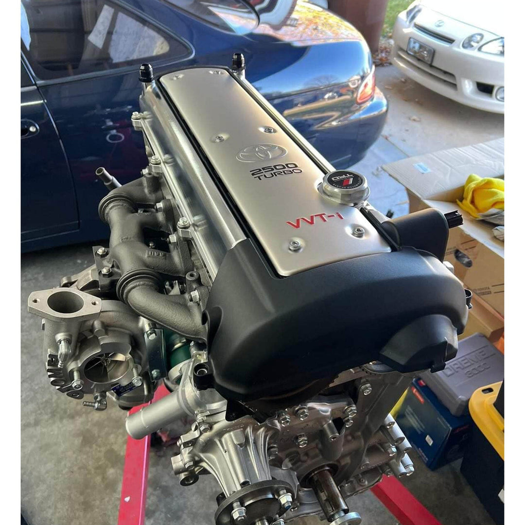 Toyota Supra 2JZ GE VVTI Billet Valve Covers Anodized Oil Cap Bolts 2J AN AN10