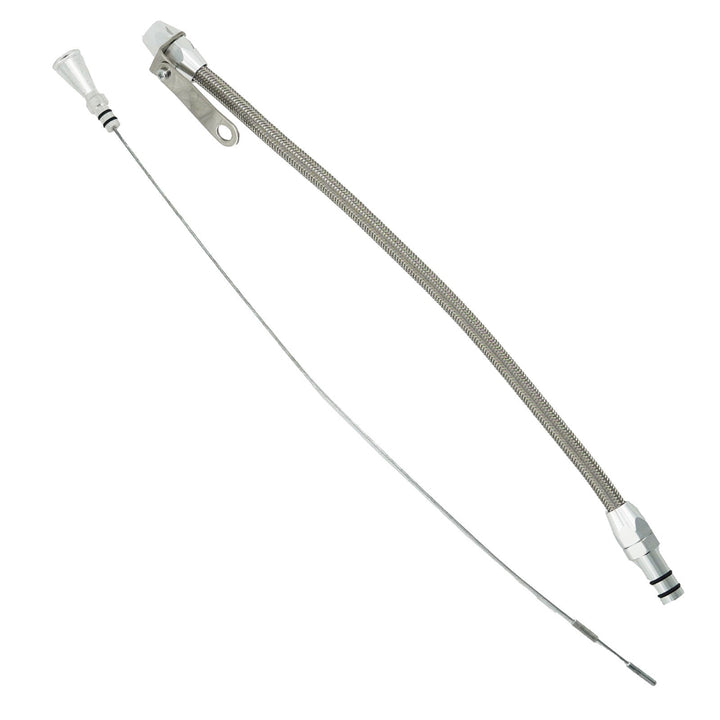 Billet Aluminum JZ Braided Transmission Fluid Dipstick 1JZ 2JZ Supra Swap 1J 2J