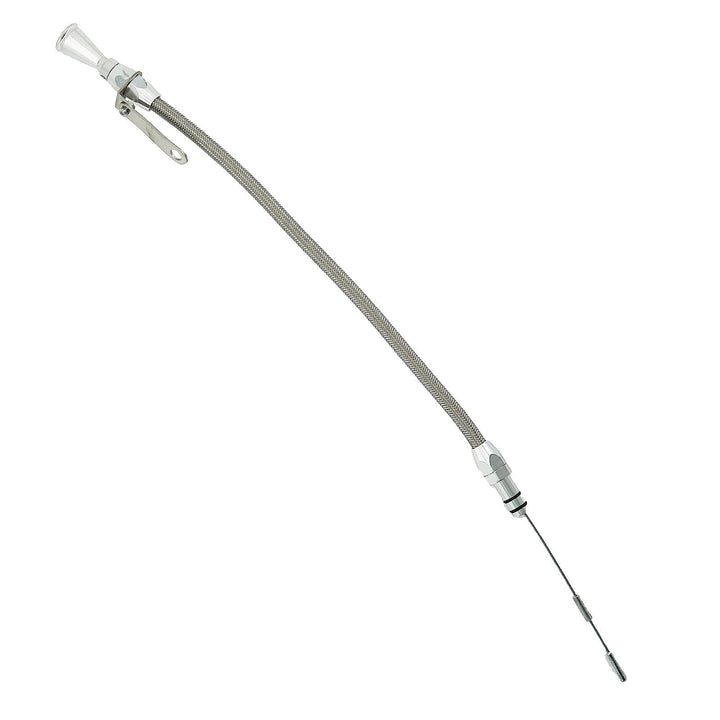 Billet Aluminum JZ Engine Steel Braided Oil Dipstick 1JZ 2JZ Supra Swap 1J 2J