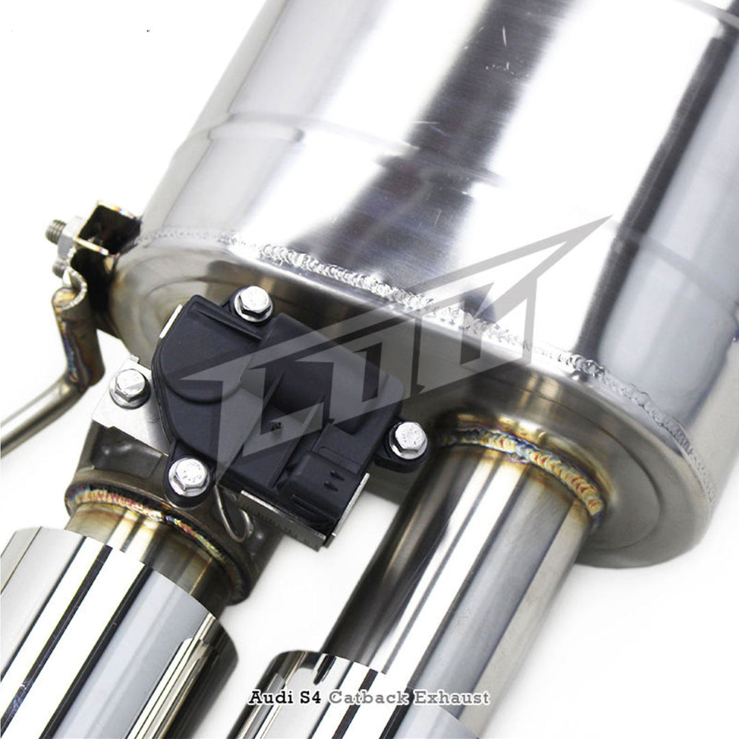 Stainless Valved Catback Exhaust System for Audi B8 B8.5 S4 S5