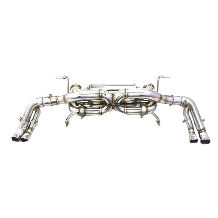 Stainless True F1 Valved Exhaust System for Audi R8 V8 V10 4.2 5.2 2017–23 Type 4S