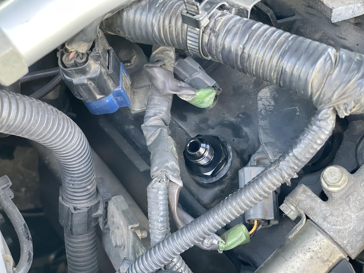 350Z-G35 REVUP Baffled Oil Catch Can System Kit - Blacked Out (PCV SIDE)
