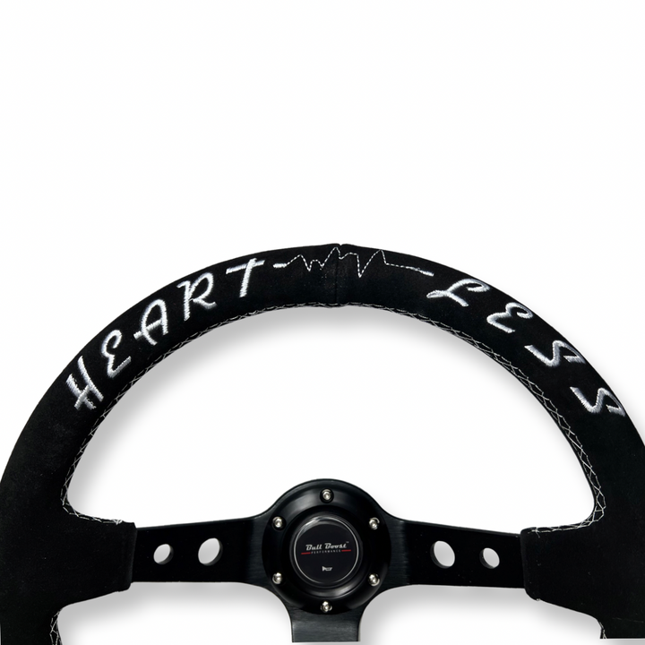 Suede Deep Dish Steering Wheel + Short Hub Adapter Kit For Toyota Camry Corolla
