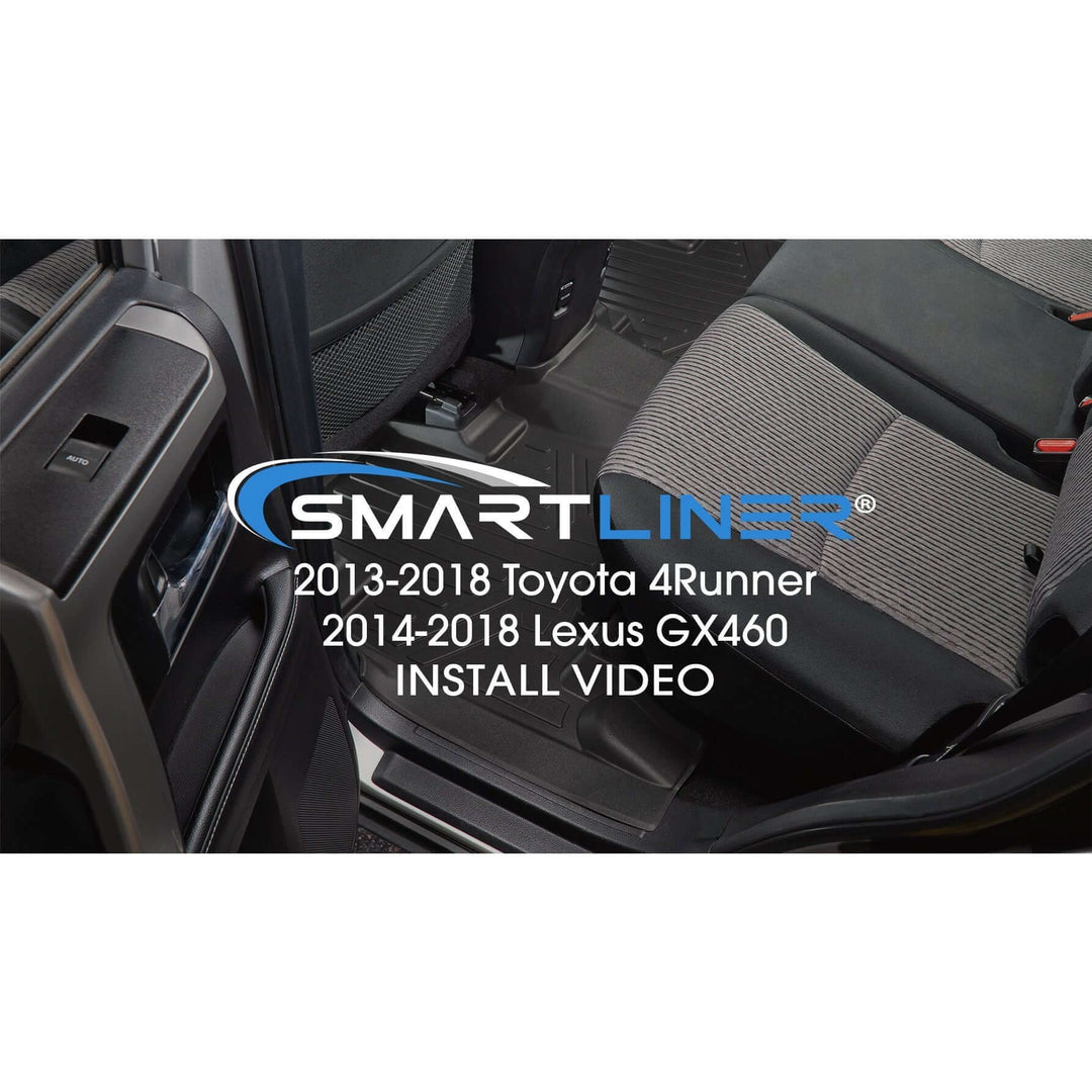 SMARTLINER Custom Fit Floor Liners For 2013-2026 Toyota 4Runner (5 Passenger Model without Sliding Rear Tray)