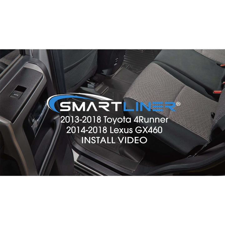 SMARTLINER Custom Fit Floor Liners For 2013-2024 Toyota 4Runner (5 Passenger with Sliding Rear Tray)