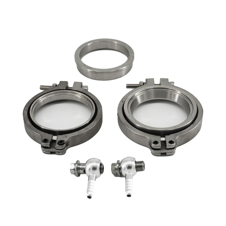 Universal 60MM Vband Flange Clamp Wastegate EWG Waste Gate 10 & 18 PSI Spring US
