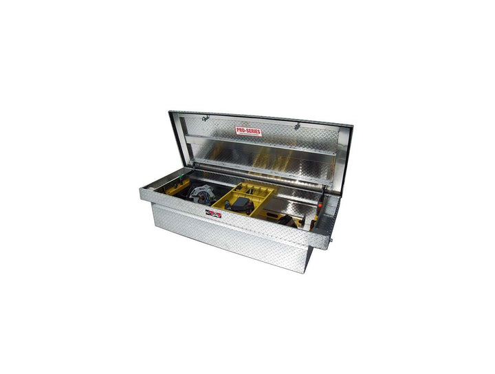 Westin Automotive Brute Pro-Series Tool Box Aluminum Full Lid Full Size XOver Xtra Deep