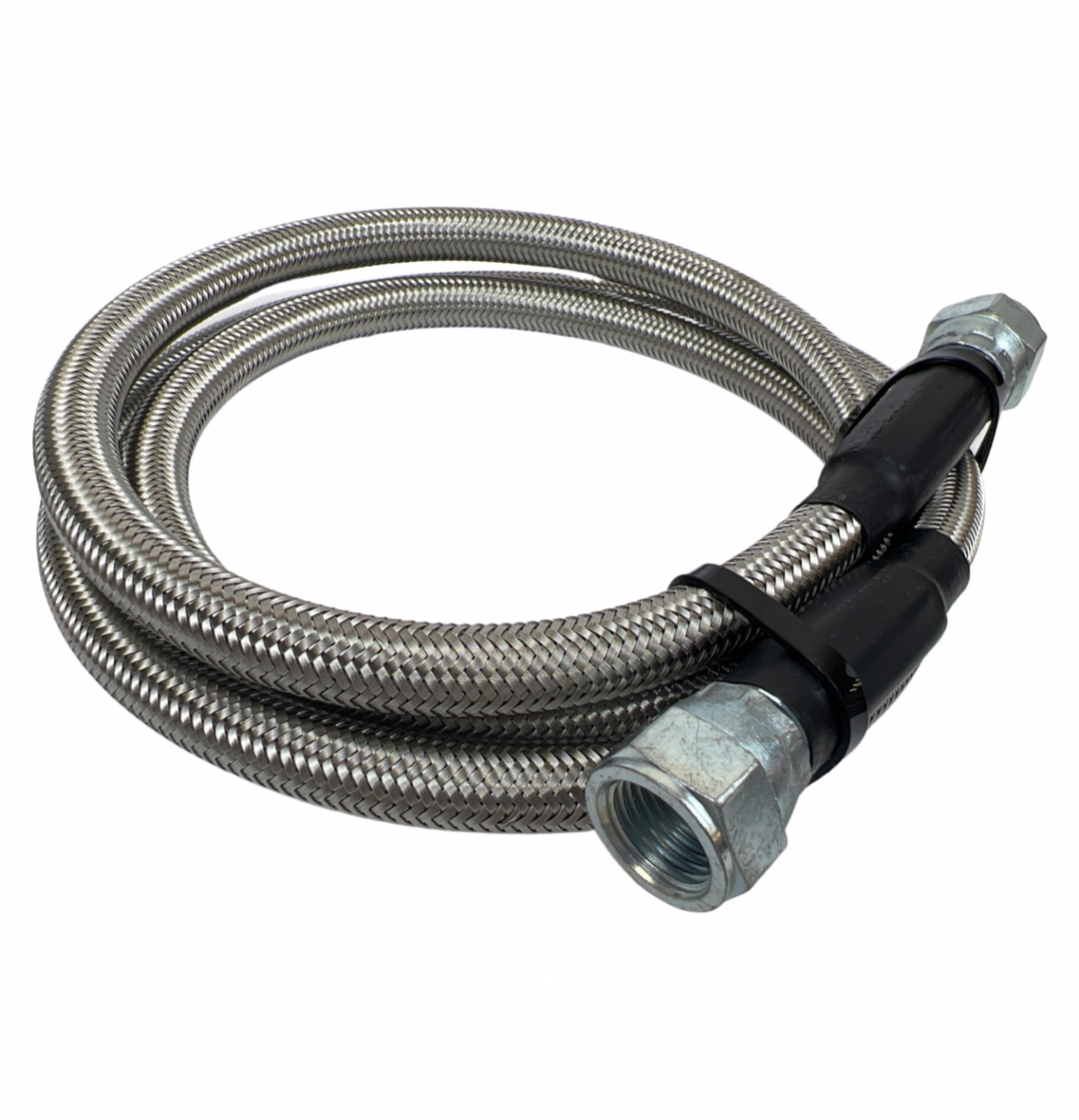 Flexible SS Braided Transmission Cooler Hose Line For GM Chevy 1996 & Newer 4L80E