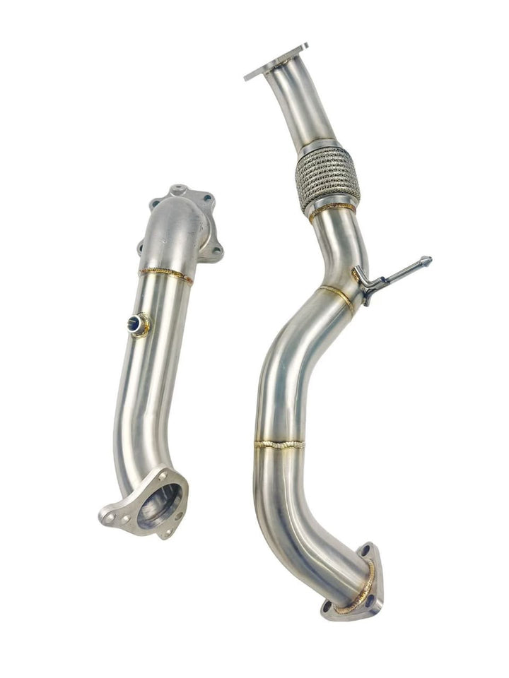 SPDZ1 2.5″ Catless Downpipe+Front Pipe For Honda Civic 1.5t Turbo EX LX SI 2016-2022