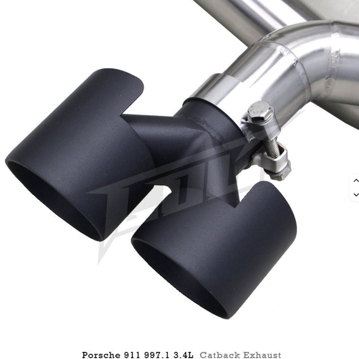 304ss Valved Catback Exhaust for Porsche 911 997.1 997.2 Carrera 4S