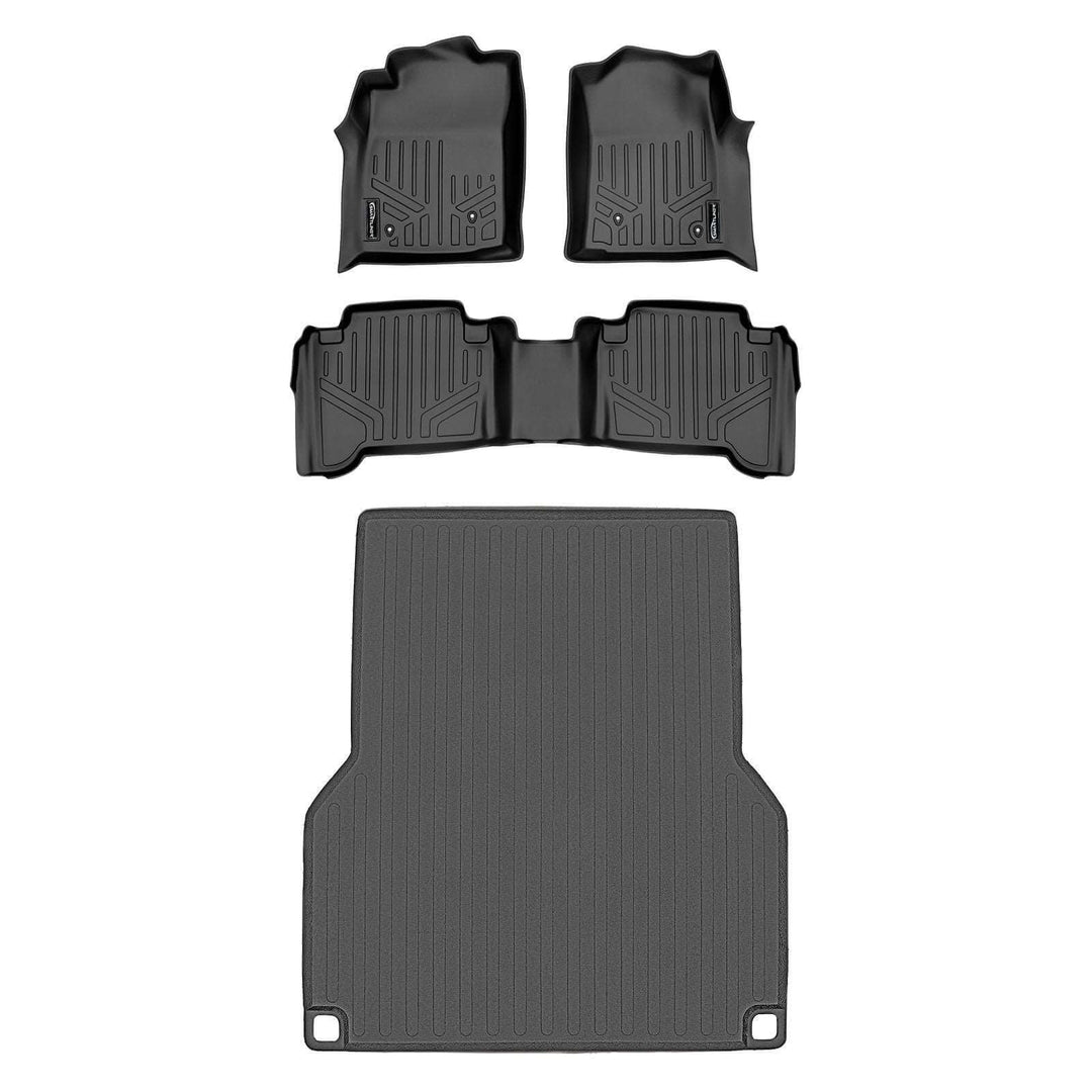 SmartCoverage™ Floor Liners For 2005-2011 Toyota Tacoma Double Cab (No Manuals)