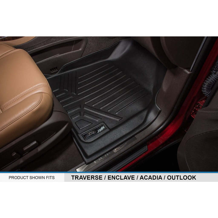 SMARTLINER Floor Liners for 2009-2010 Chevrolet Traverse (2nd Row Bucket)