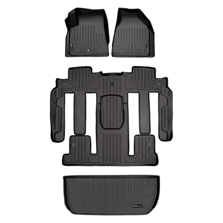 SMARTLINER Floor Liners for 2009-2010 Chevrolet Traverse (2nd Row Bucket)
