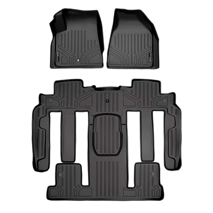 SMARTLINER Floor Liners for 2009-2010 Chevrolet Traverse (2nd Row Bucket)