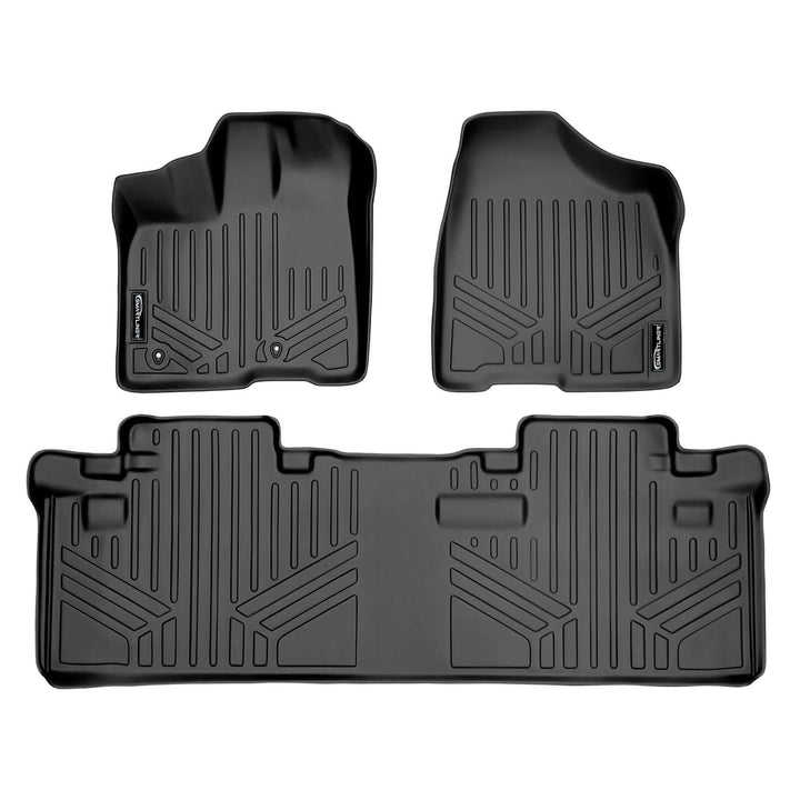 SMARTLINER Custom Fit Floor Liners For 2011-2012 Toyota (Sienna 8 Passenger Model)
