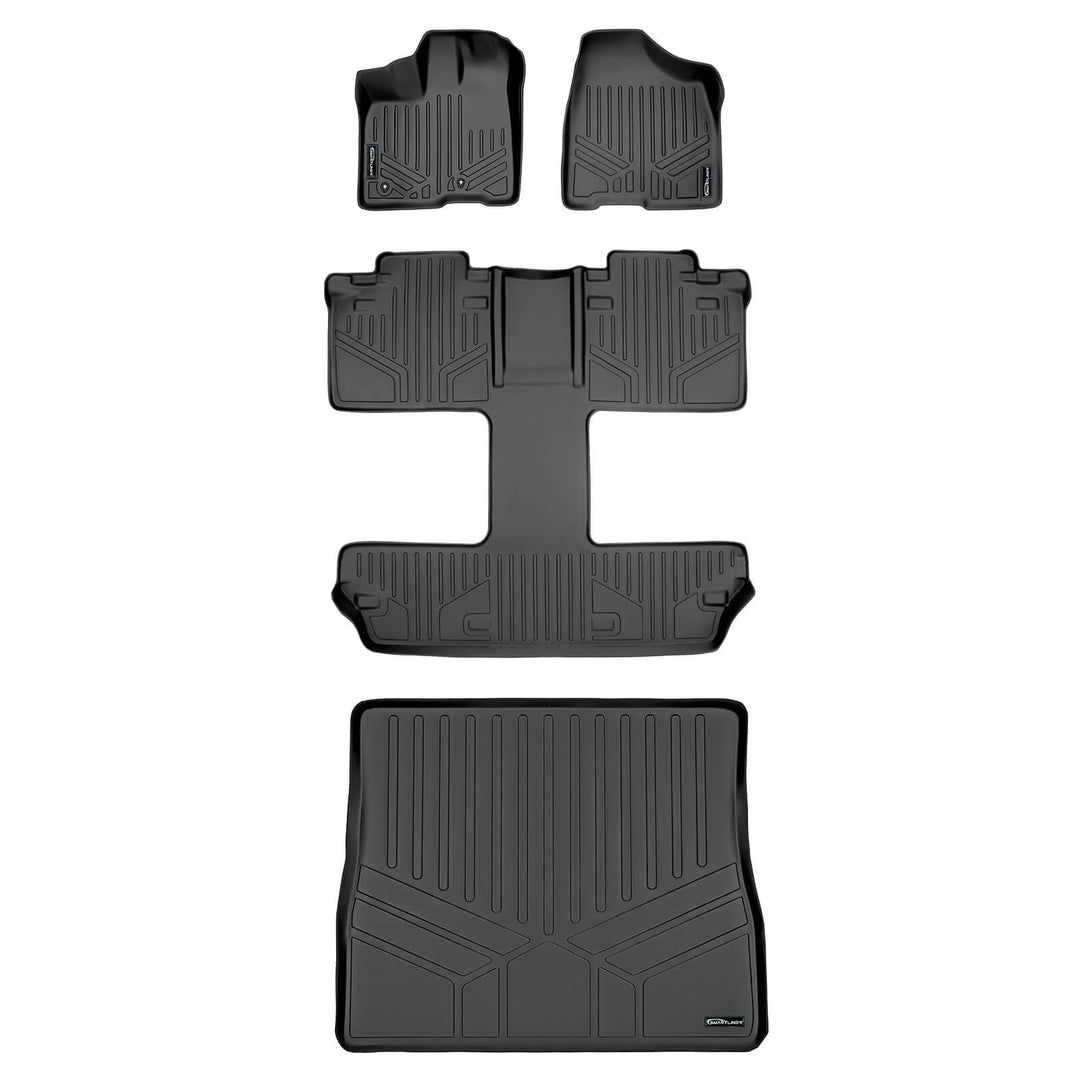 Smart Trim™ Floor Liners For 2011 2012 Toyota Sienna 7 Passenger Model