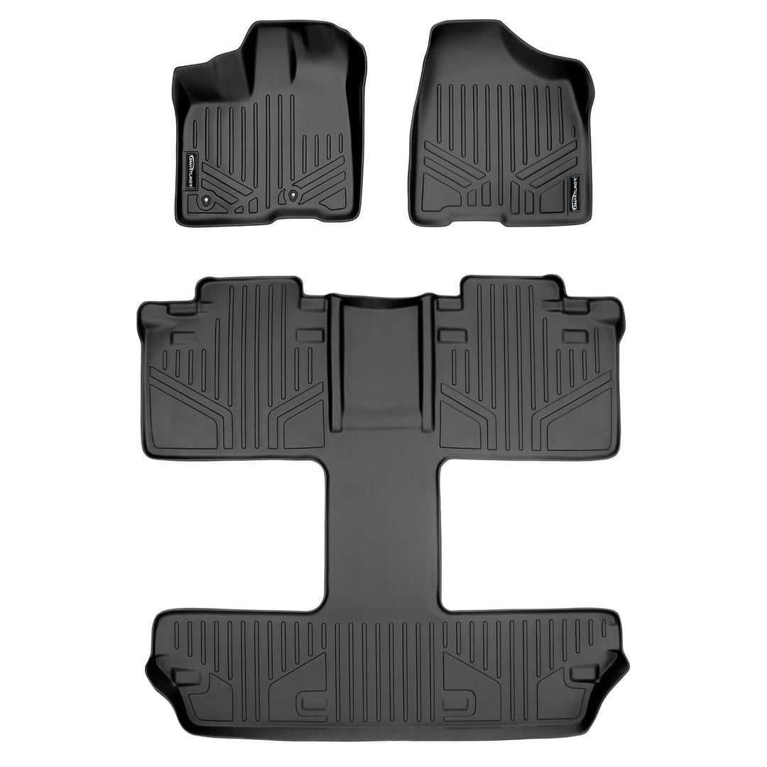 Smart Trim™ Floor Liners For 2011 2012 Toyota Sienna 7 Passenger Model