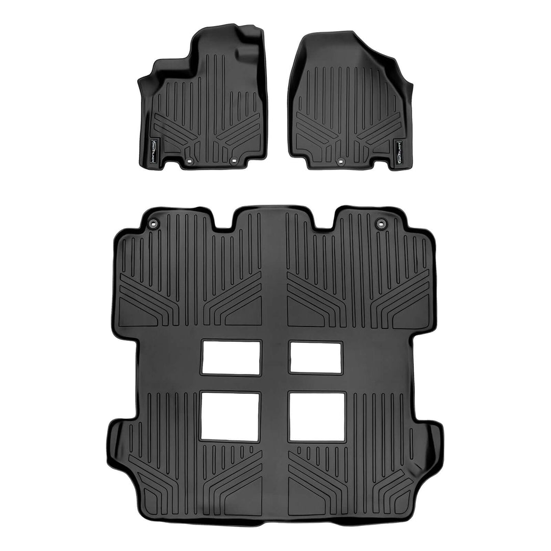 SMARTLINER Custom Fit Floor Liners For 2011-2017 Honda Odyssey