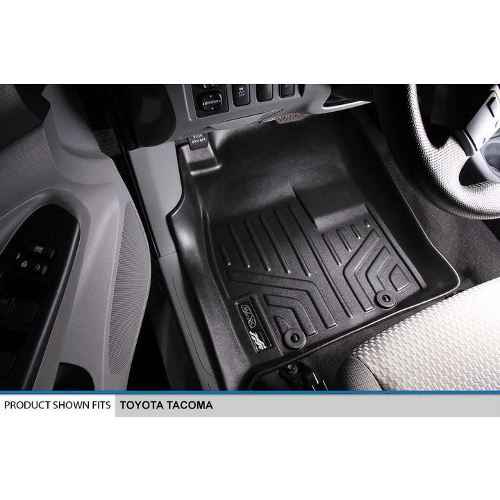 SMARTLINER Custom Fit Floor Liners For 2012-2015 Toyota Tacoma (Regular Cab)