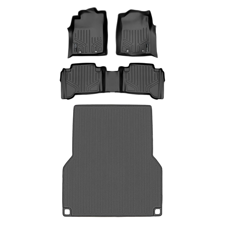 SmartCoverage™ Floor Liners For 2012-2015 Toyota Tacoma Double Cab