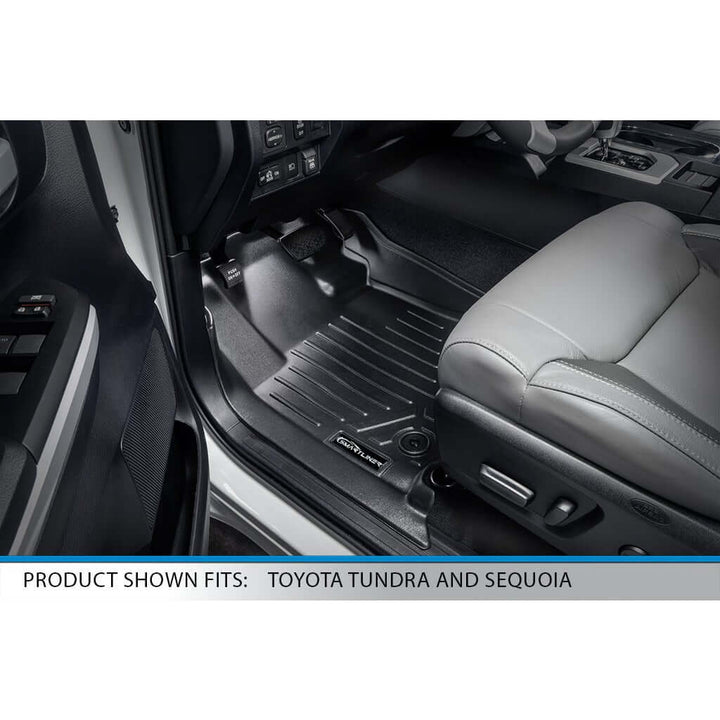 SMARTLINER Custom Fit Floor Liners For 2007 - 2021 Toyota Tundra Double Cab or CrewMax Cab