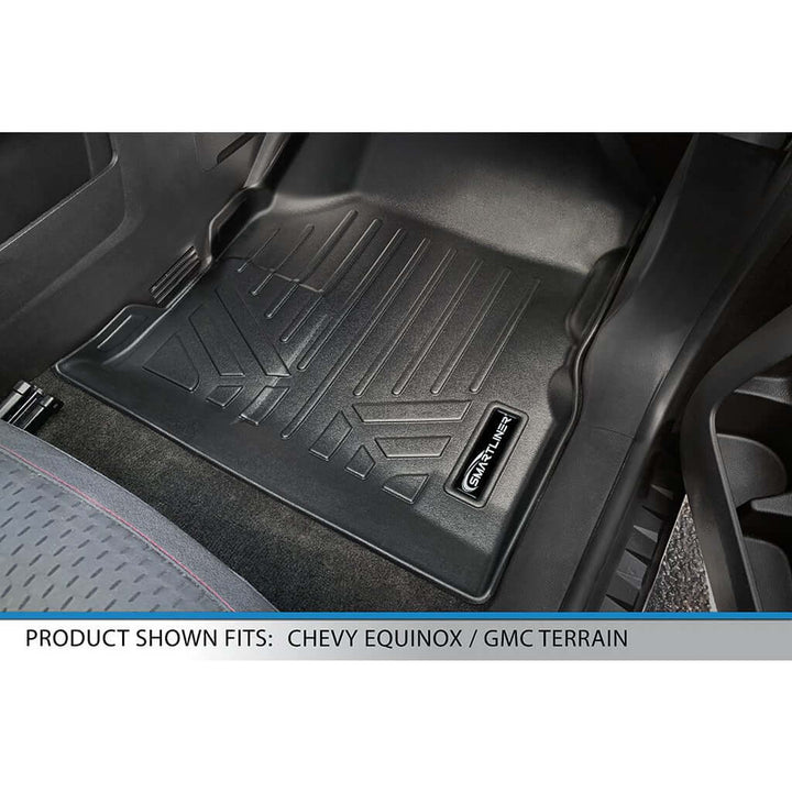 Smart Trim™ Floor Liners For 2011-2017 Chevy Equinox / GMC Terrain (with Dual Front Floor Posts)