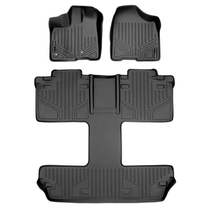 Smart Trim™ Floor Liners For 2013 2020 Toyota Sienna 7 Passenger Model
