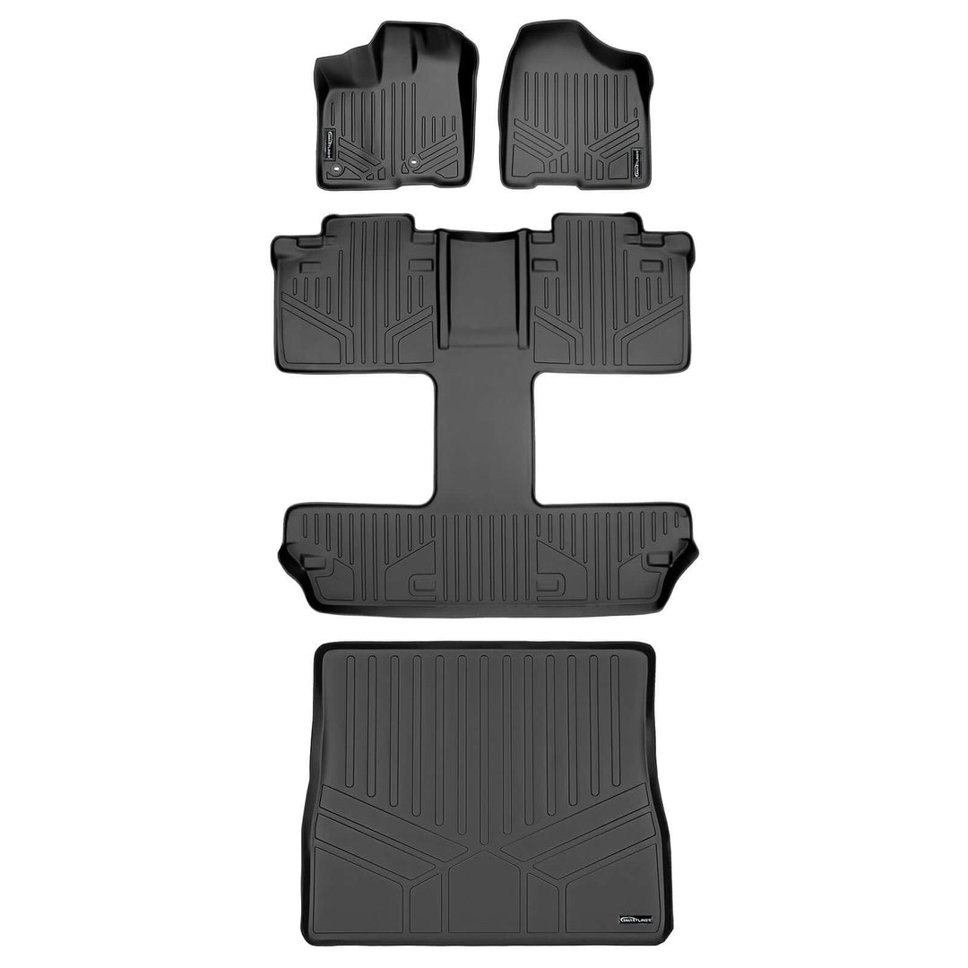 Smart Trim™ Floor Liners For 2013 2020 Toyota Sienna 7 Passenger Model