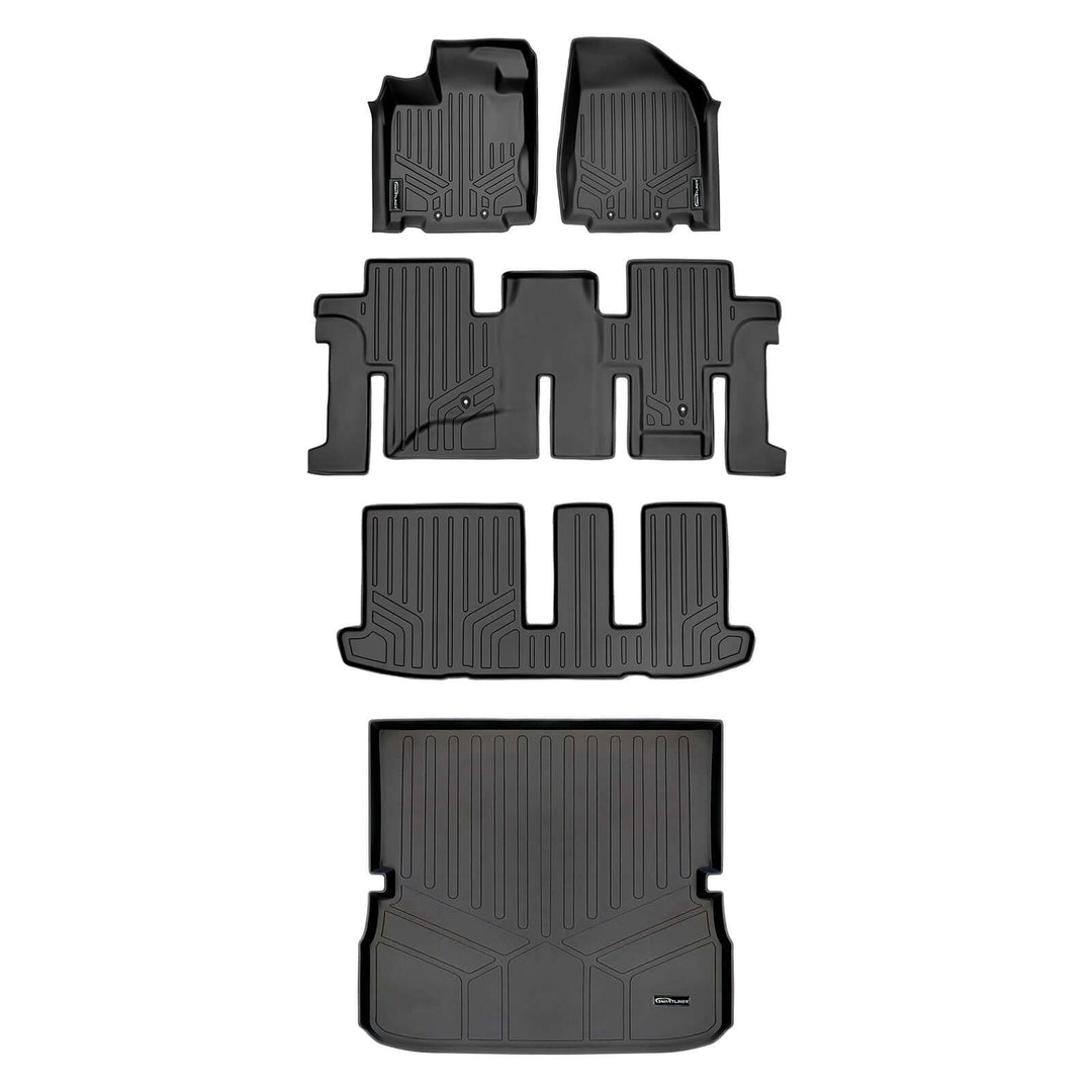 SMARTLINER Custom Fit Floor Liners For 2013-2020 Nissan Pathfinder / 2013 Infiniti JX35