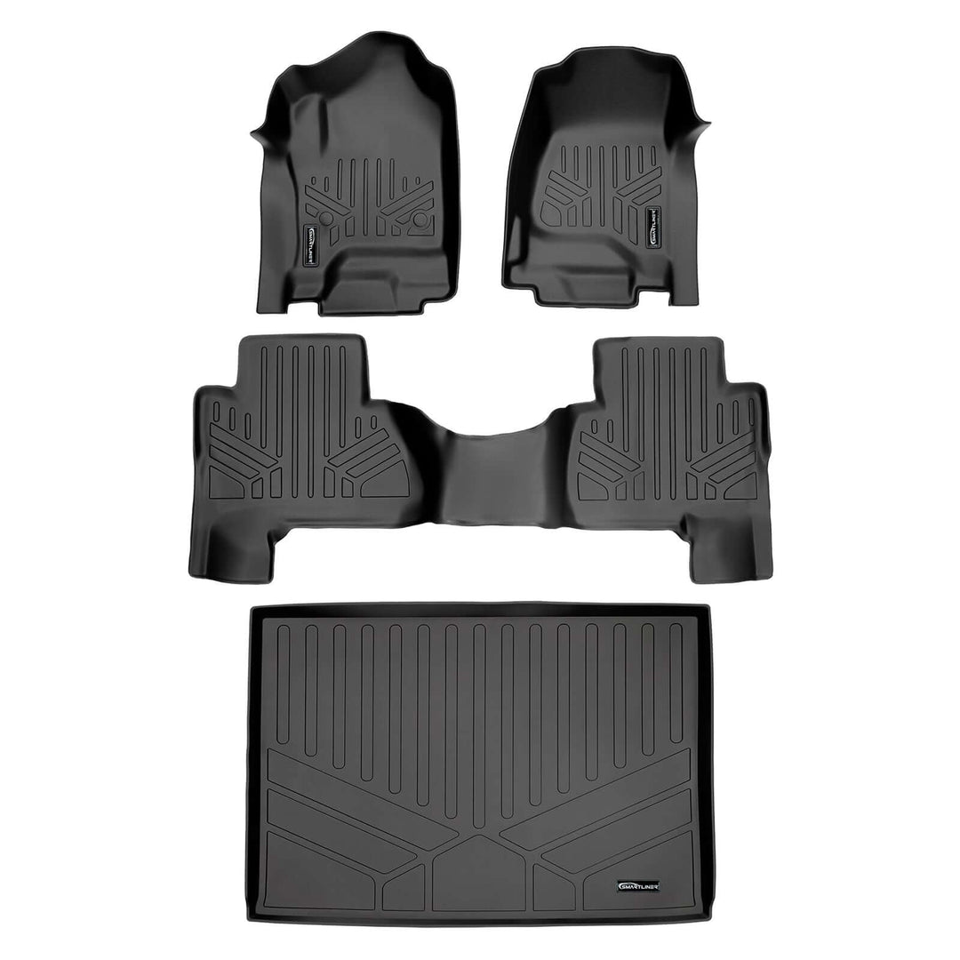 SMARTLINER Floor Liners for 2015-2020 Cadillac Escalade ESV (2nd Row Bench)