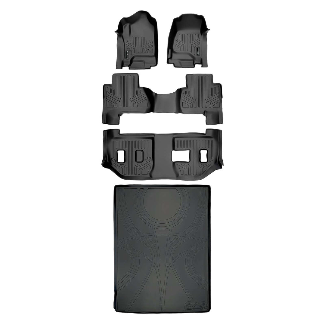 SMARTLINER Floor Liners for 2015-2020 Cadillac Escalade ESV (2nd Row Bench)