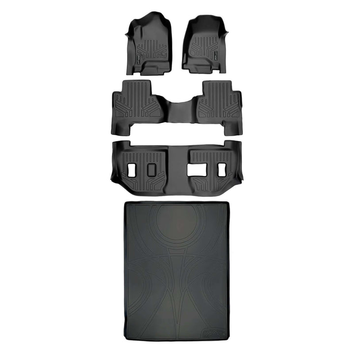 SMARTLINER Floor Liners for 2015-2020 Cadillac Escalade ESV (2nd Row Bench)