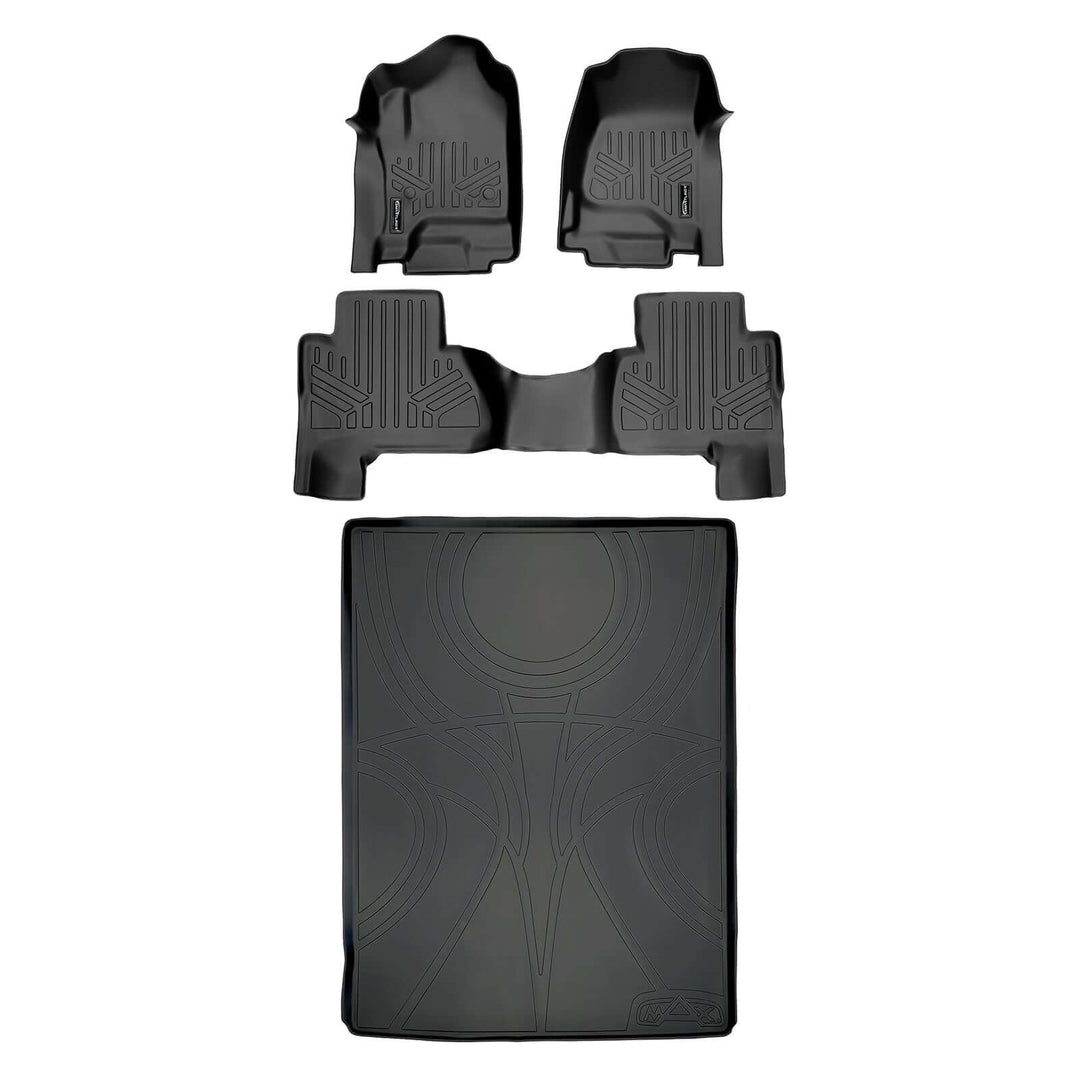 SMARTLINER Floor Liners for 2015-2020 Cadillac Escalade ESV (2nd Row Bench)