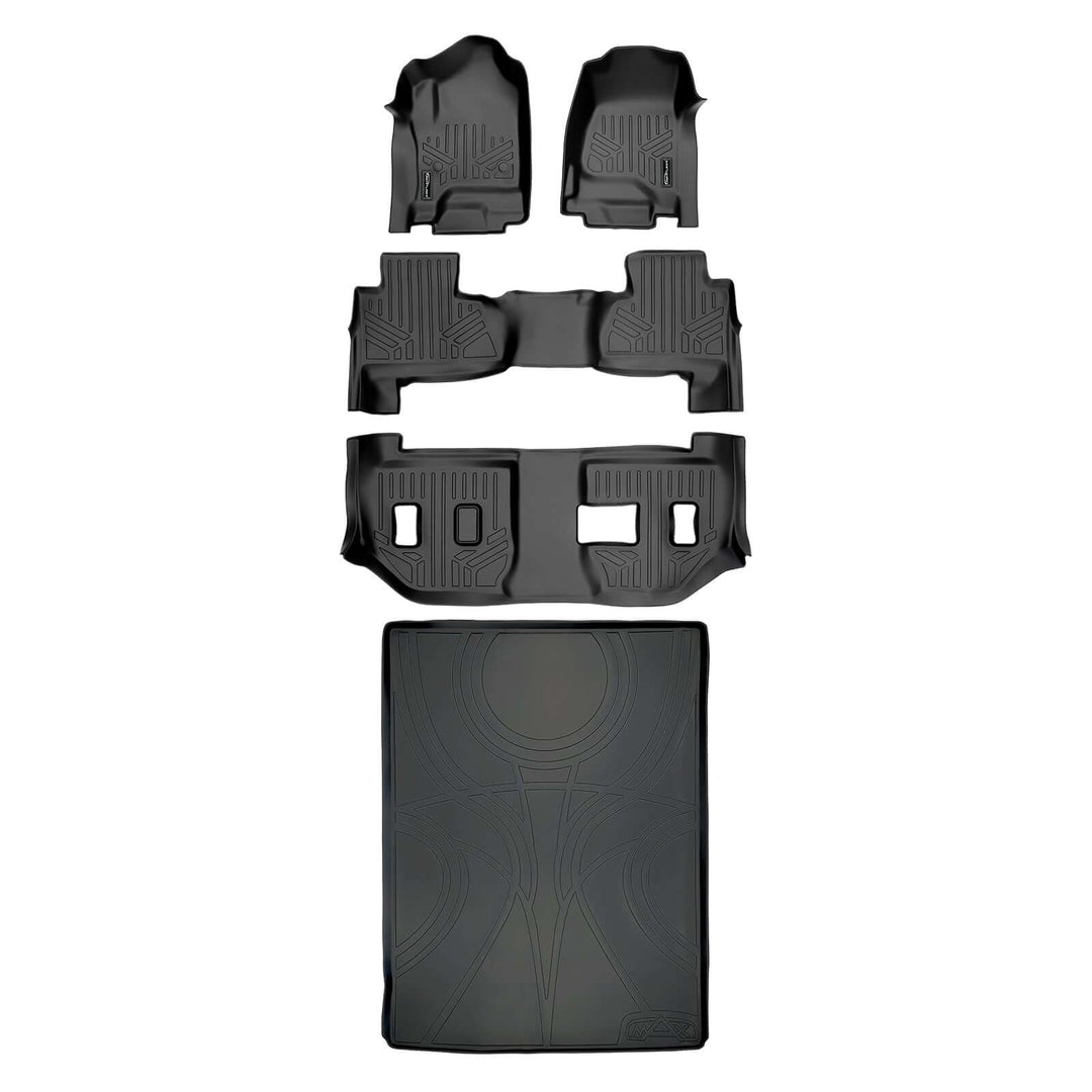 SMARTLINER Floor Liners for 2015-2020 Suburban / Yukon XL ((2nd Row Bench))