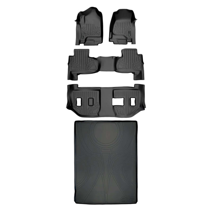 SMARTLINER Floor Liners for 2015-2020 Suburban / Yukon XL ((2nd Row Bench))
