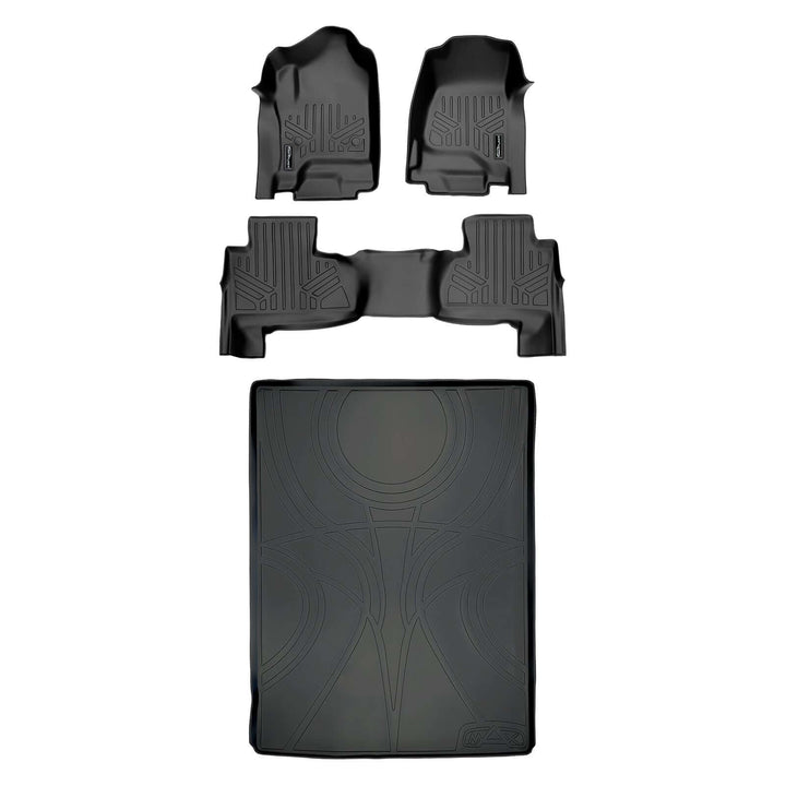 SMARTLINER Floor Liners for 2015-2020 Suburban / Yukon XL ((2nd Row Bench))