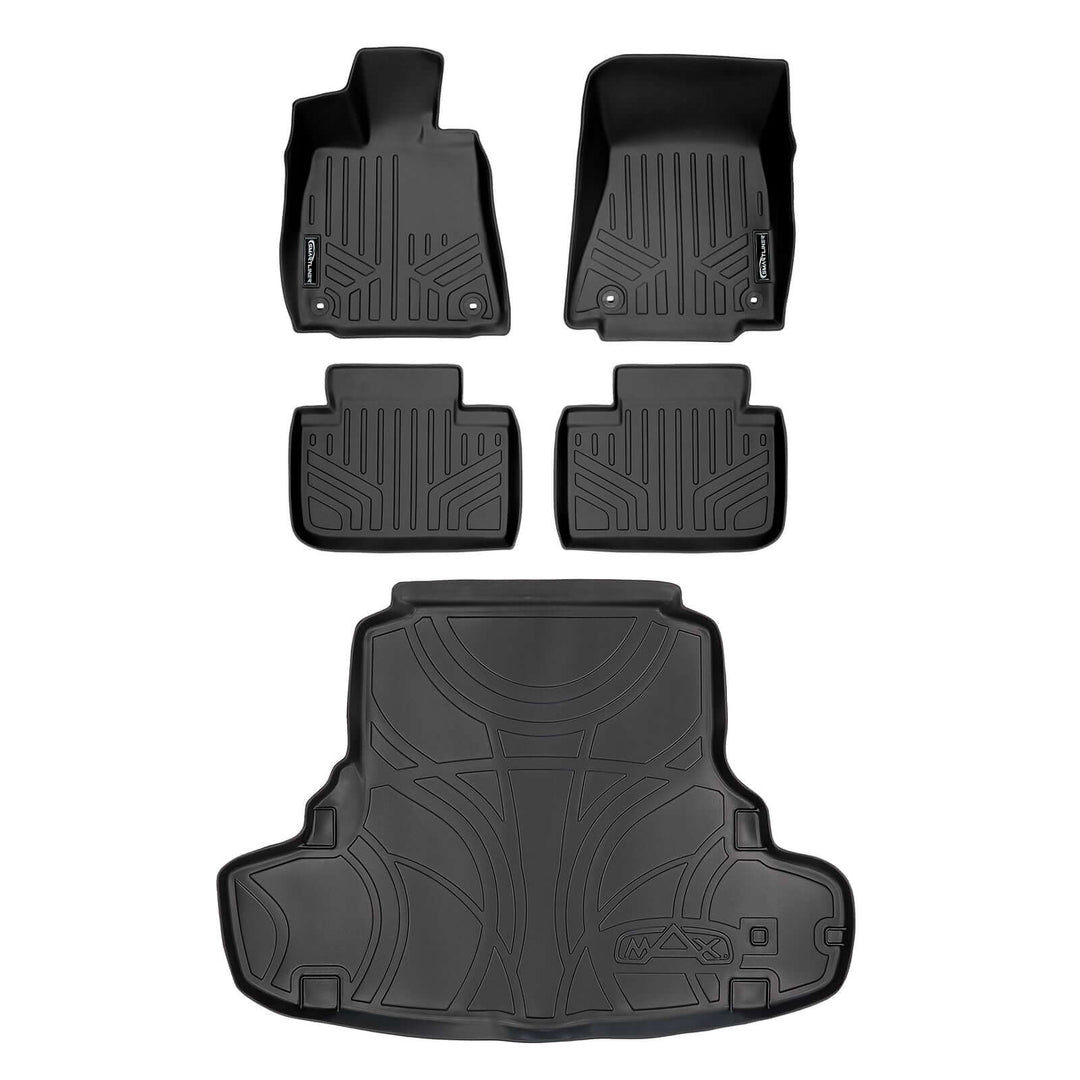 SMARTLINER Floor Liners for 2014-2024 Lexus IS (Sedan Rear Wheel Drive Only)