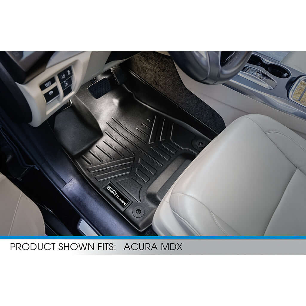 SMARTLINER Floor Liners for 2014-2020 Acura MDX (2nd Row Bench) (No Hybrid)