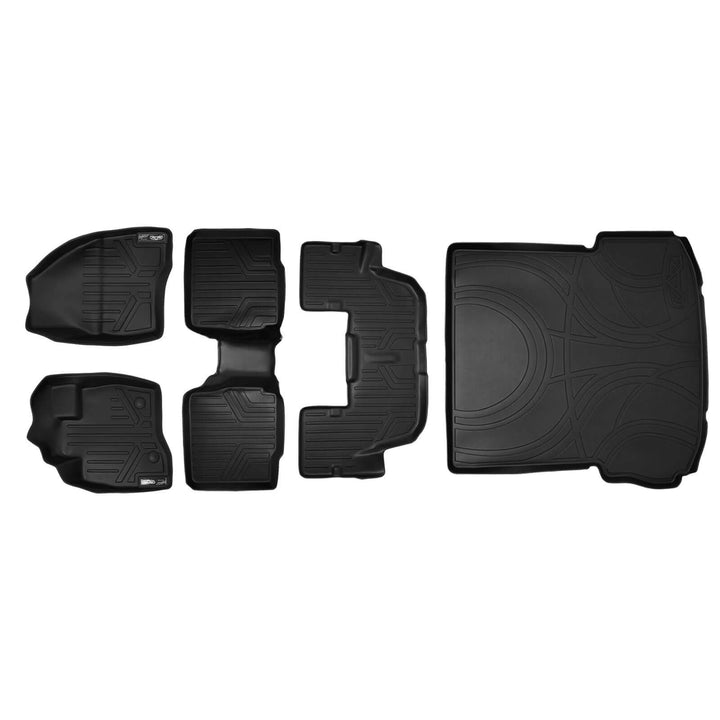 Alfombrillas SMARTLINER a medida para Ford Explorer 2015-2016 con consola central de la segunda fila